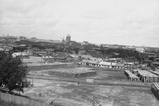 1932年1月28日，日本占领后的哈尔滨工业区/AP